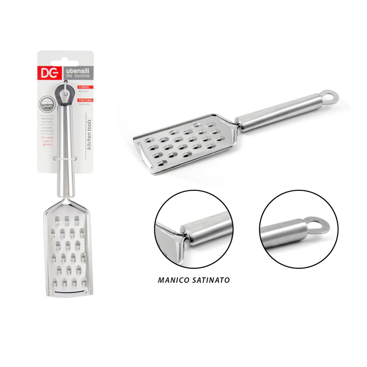 Dc - Grattugia Acciaio F/Satinata 26X55Cm