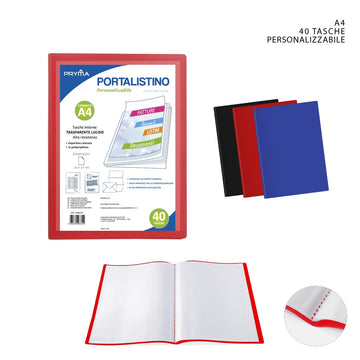 Pryma - Portalistino flessibile/personal A4 40 tasche