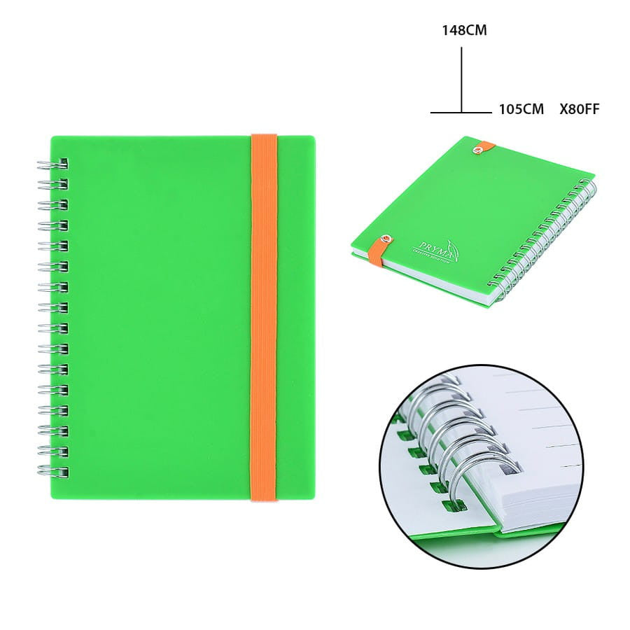 Pryma - Memobook anelli a6 80f fluo fucsia