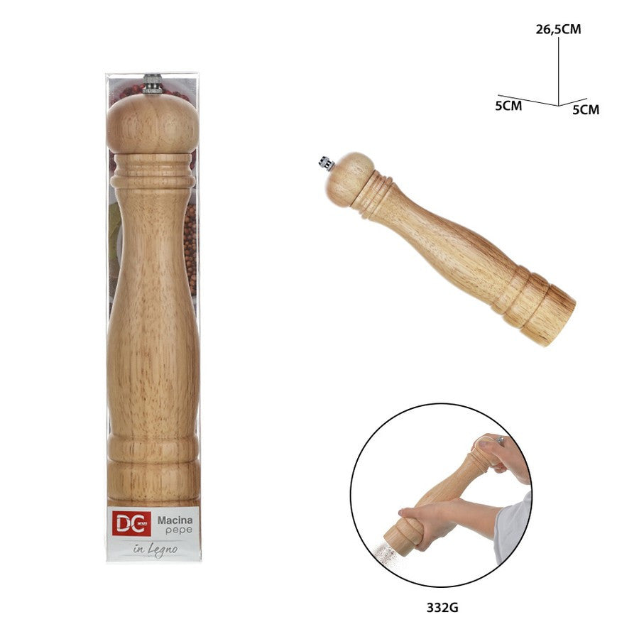 Dc - Macina Pepe Gomma-Legno 5X5X26.5Cm