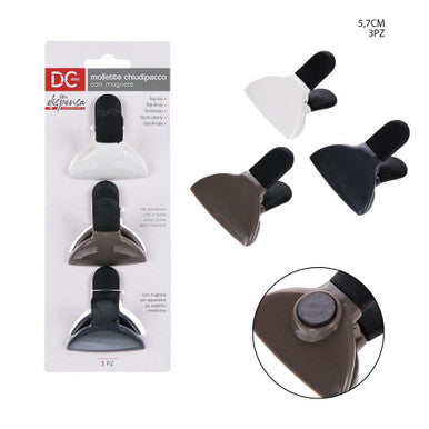 Dc - Mollette Chiudipacco Plastica C/Magnete