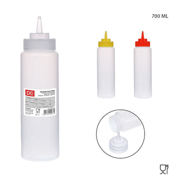 Dc - Dosatore Salse Plastica 25X6.7Cm 240Ml Assortito