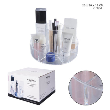 Melissa - Porta Cosmetici Plastica 20X20X13Cm Trasparente