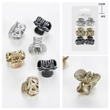 Melissa - Mollettine capelli 2.5Cm 6 pz