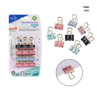 Pryma - Molla Fermacarte 19Mm 12Pz