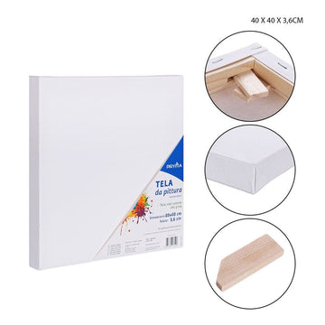 Pryma -Tela pittura 40x40Cm H3.6Cm