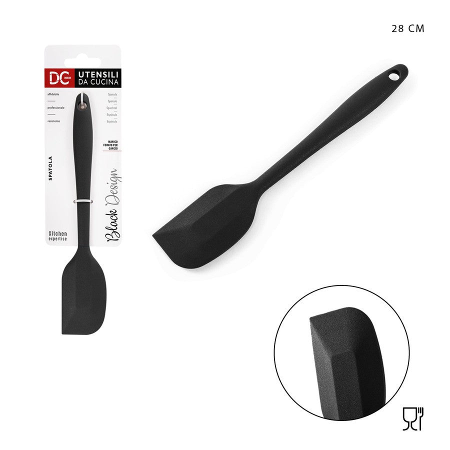 Dc Casa - L/Black Spatola Silicone 28x5.5Cm