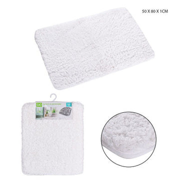 Dc - Tappeto Microfibra 50X80Cm Bianco