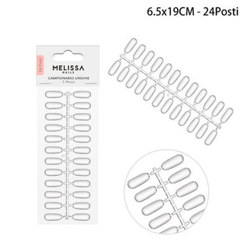 Melissa - Campionario unghie trasparenti 24posti