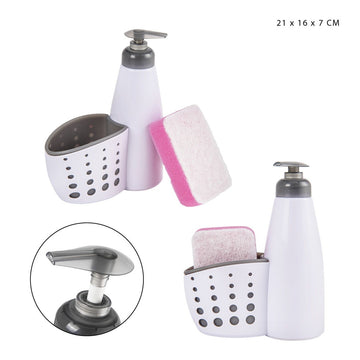 Dc - Dispenser Sapone + P/Spugna 21X16X7Cm