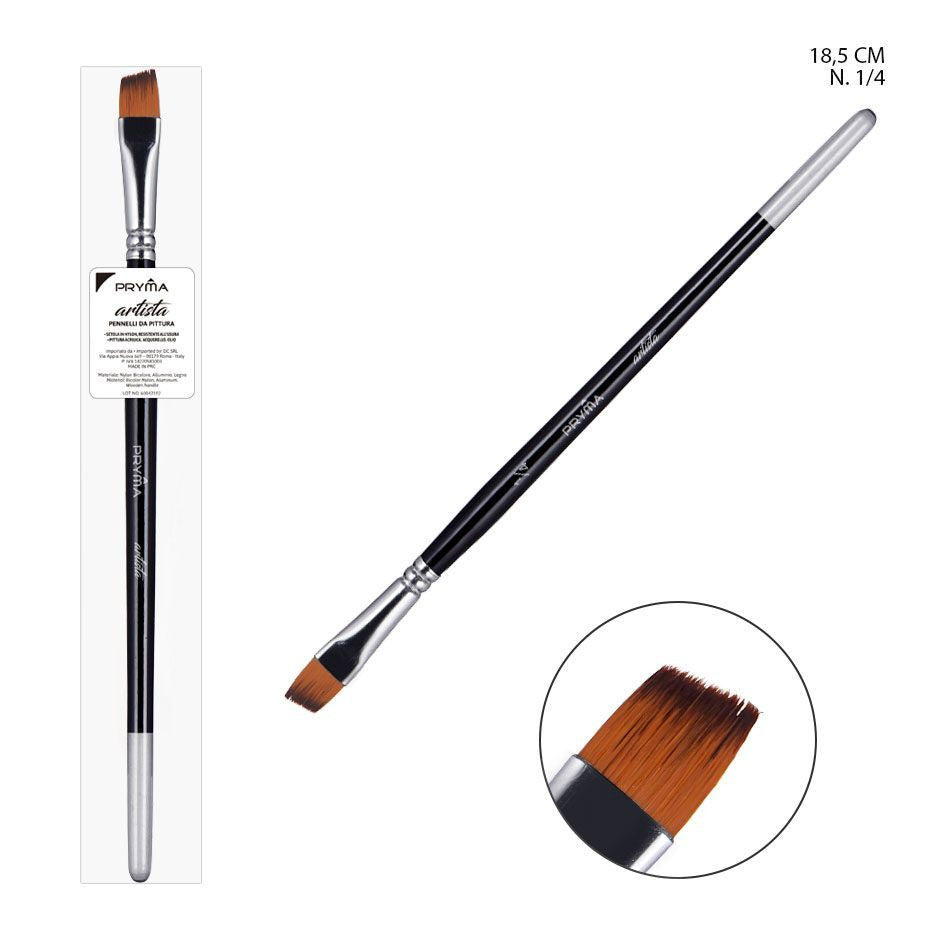 Pryma - Artista Pennello obliquo nylon 18.5 cm N1/4