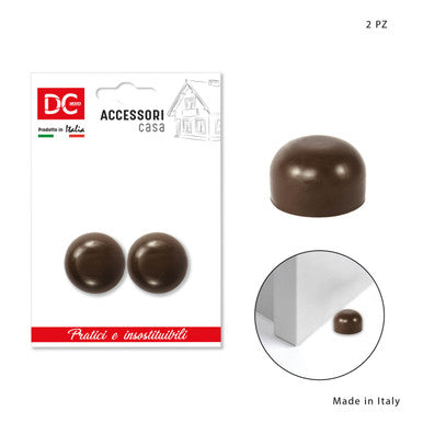 Dc - Fermaporta Birillo Marrone 2Pz