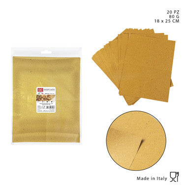 Dc - Carta Paglia Lucido 80G 18X25Cm 20Pz