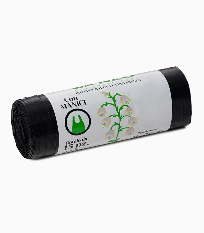 Gipack Sacchi Hd C/Manico 15Pz 55X70 Prof.Vaniglia