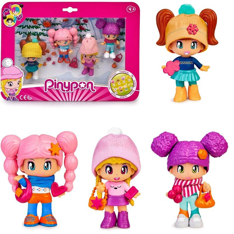 Pinypon 4 Personggi Neve