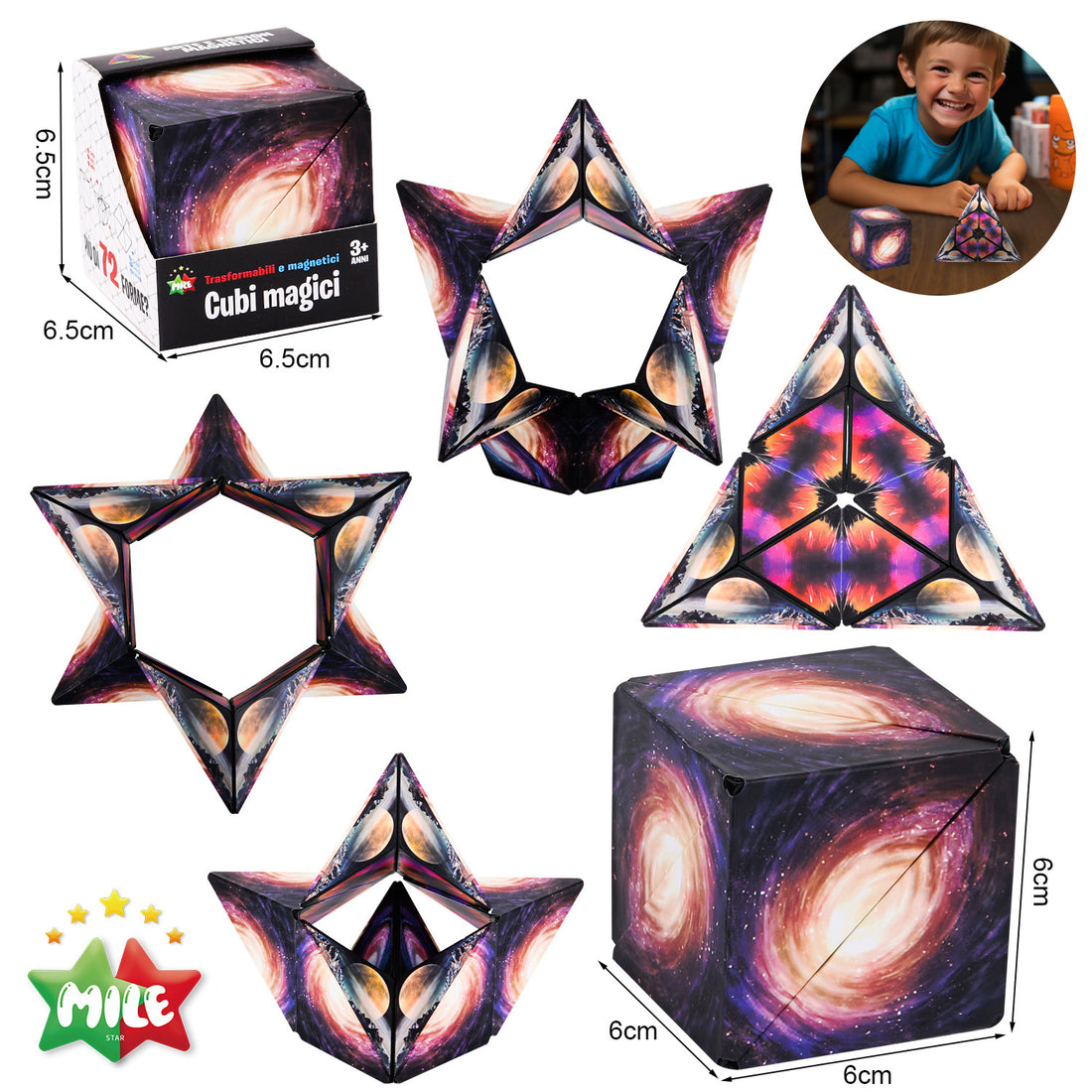 MILE CUBO MAGNETICO GALATTICO