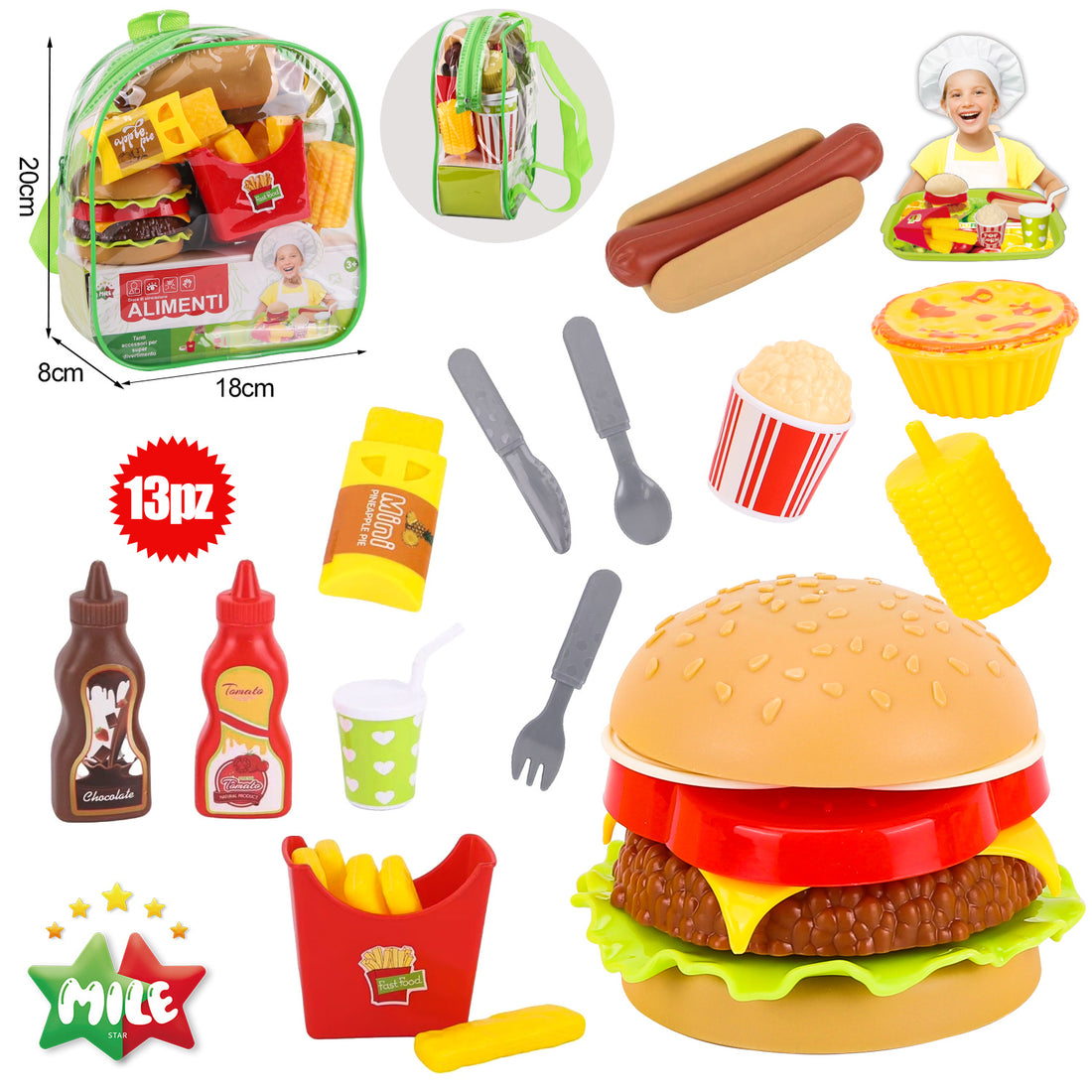 Mile Set Hamburger