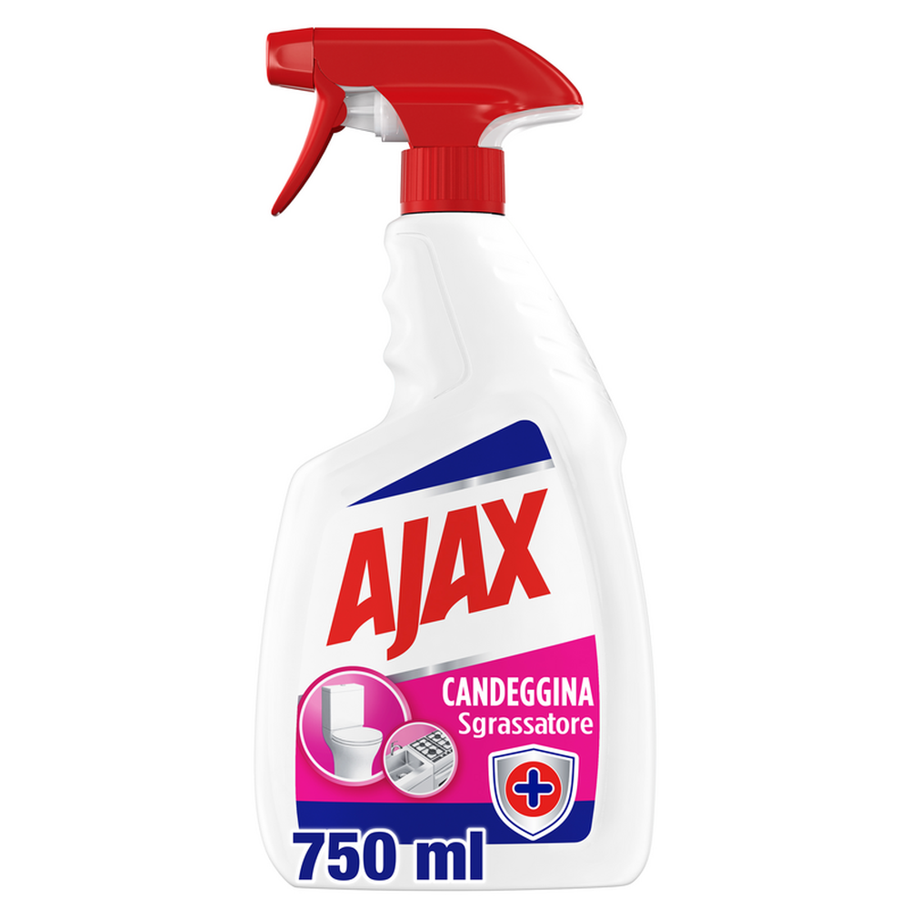 Ajax - Spray Sgrassatore C/Candeggina 750Ml