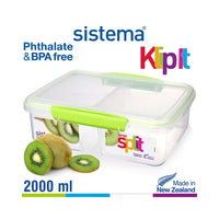 Sistema® - Accents Container 2 Compartments KLIP IT™