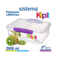Sistema® - Accents Container 2 Compartments KLIP IT™