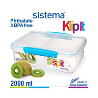 Sistema® - Accents Container 2 Compartments KLIP IT™