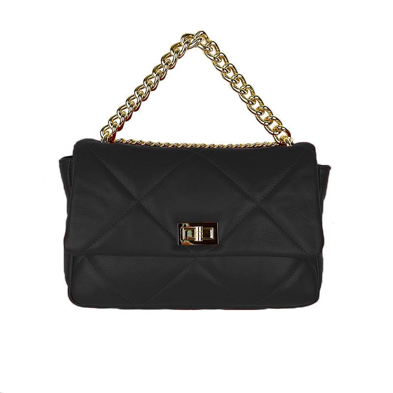 Kelly - Borsa a Mano / Tracolla in Pelle Trapuntata - FrasiBags