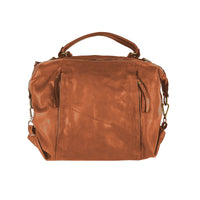 Sofia - Borsa a Mano in Pelle Lavata Vintage - FrasiBags