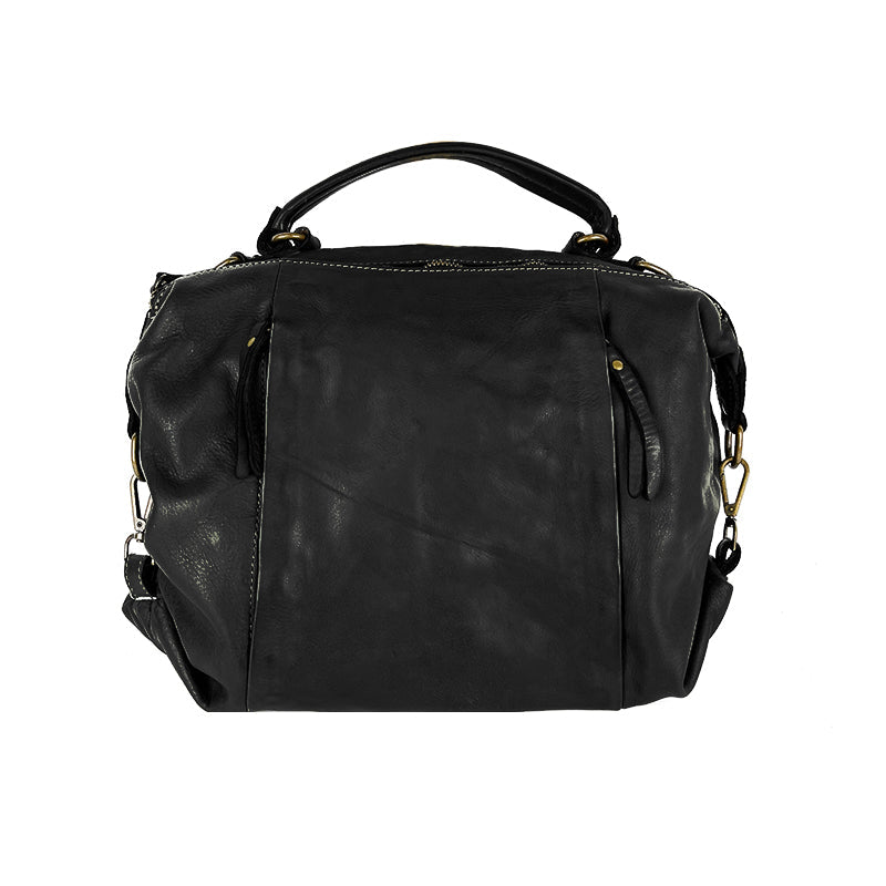 Sofia - Borsa a Mano in Pelle Lavata Vintage - FrasiBags