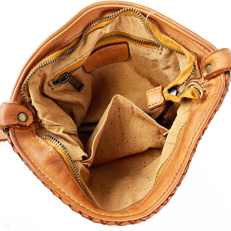 Maya - Pochette in Pelle Vintage - FrasiBags