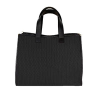 Sabrina - Borsa Tote in Pelle Stampa Intreccio - FrasiBags