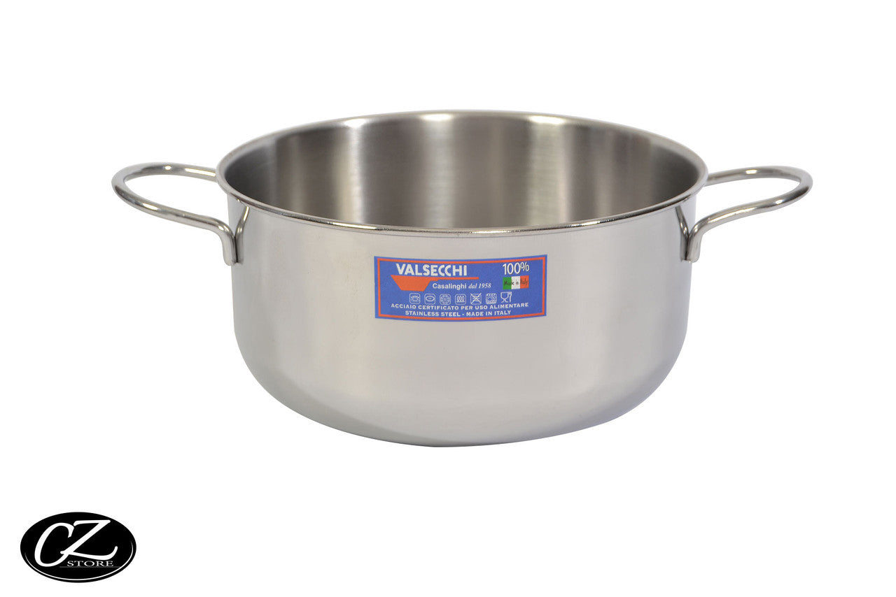 Valsecchi - Stainless steel saucepan 2m 24 cm