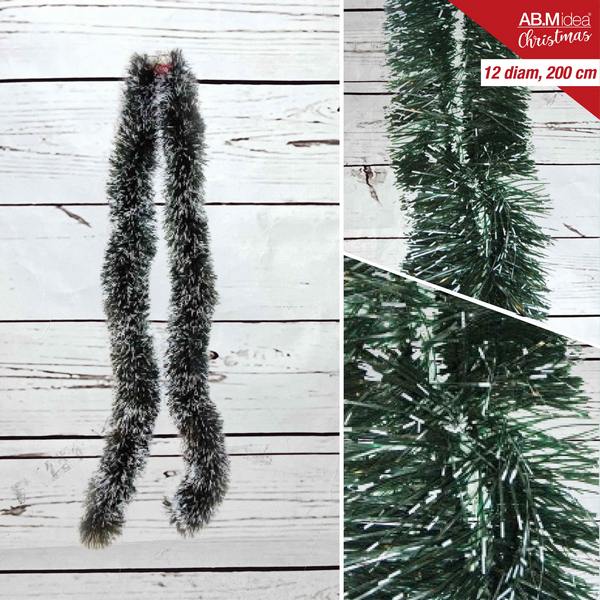 Ab.M Filo Ghirlanda Diam.12 Cmx200 6 Layers Verde/Bianco