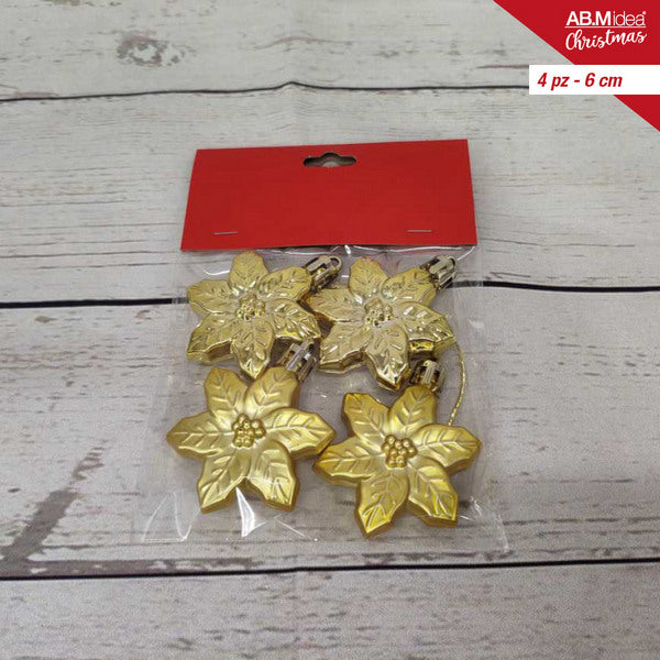 Ab.M Appendini 4 Fiori Cm.6 Oro