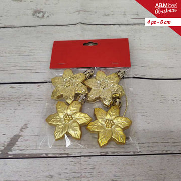 Ab.M Appendini 4 Fiori Cm.6 Oro