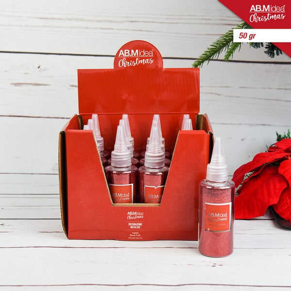 Ab.M Glitter 63 Gr. Rosso 1pz