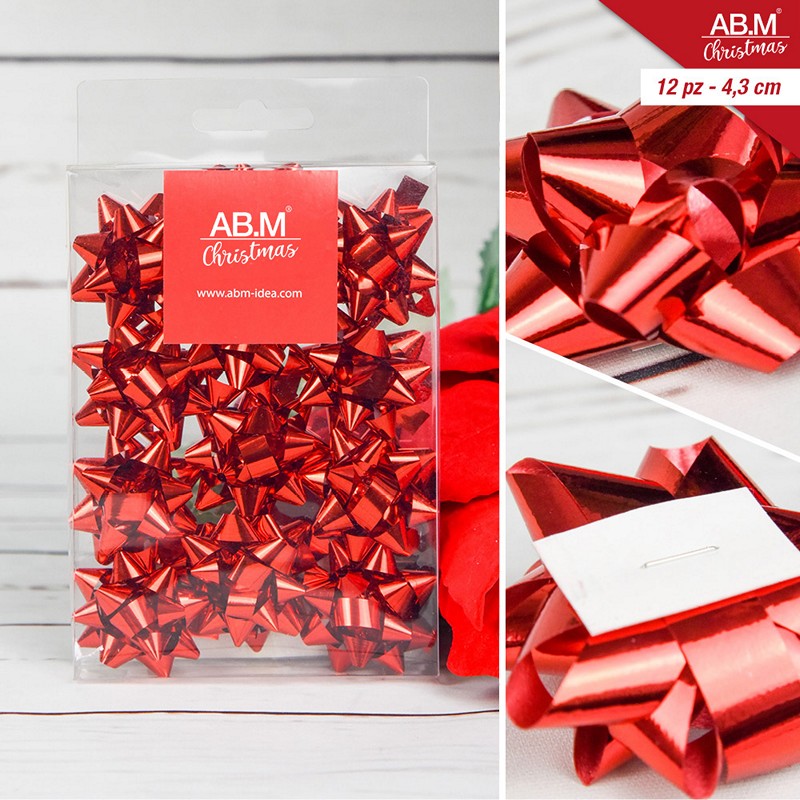 Ab.M Coccarda 4.3Cm Box 12Pz Rosso