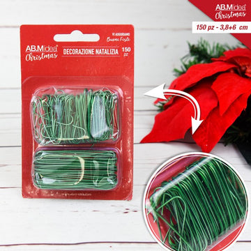 Ab.M Ganci Palline 150 Pz. Cm.3,8 6 Verdi