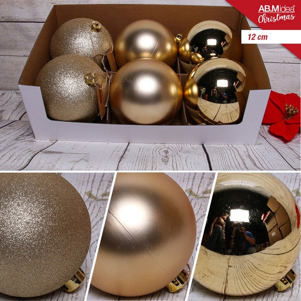 Ab.M Sfera Shiny/Satin Cm.12 Gold 1 Pz