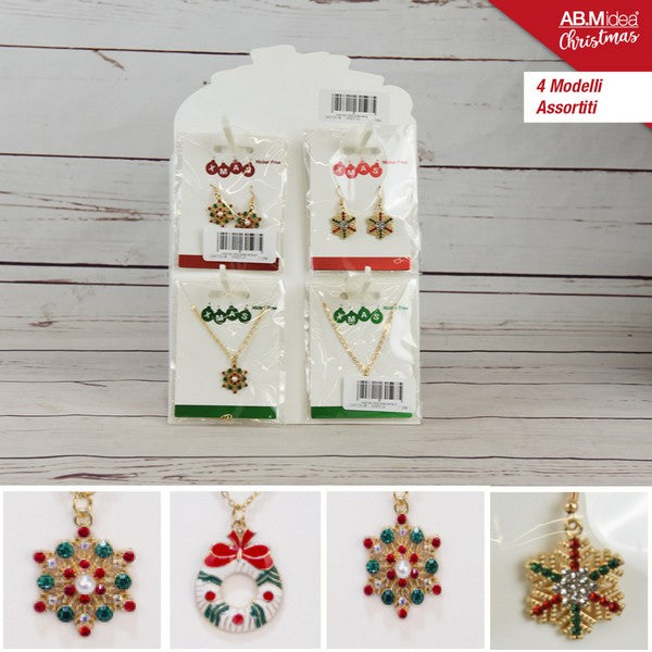 Ab.M Orecchini Natalizi 1 pz