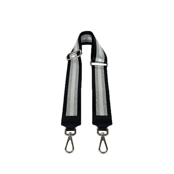 Frida - Tracolla in Tessuto con Dettagli in Argento - FrasiBags